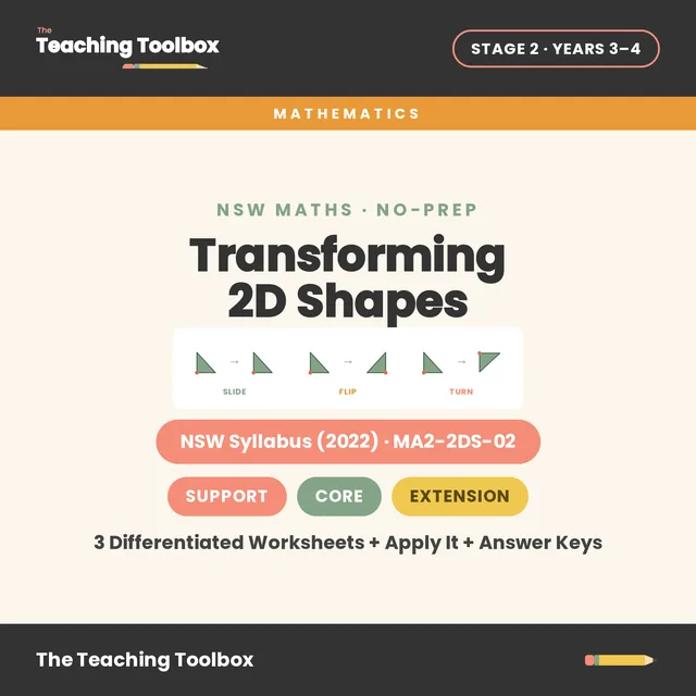 Transforming 2D Shapes — MA2-2DS-02 cover