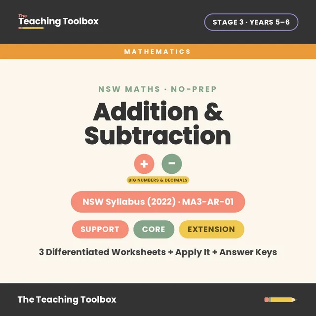 Stage 3 · Number & Algebra Bundle cover
