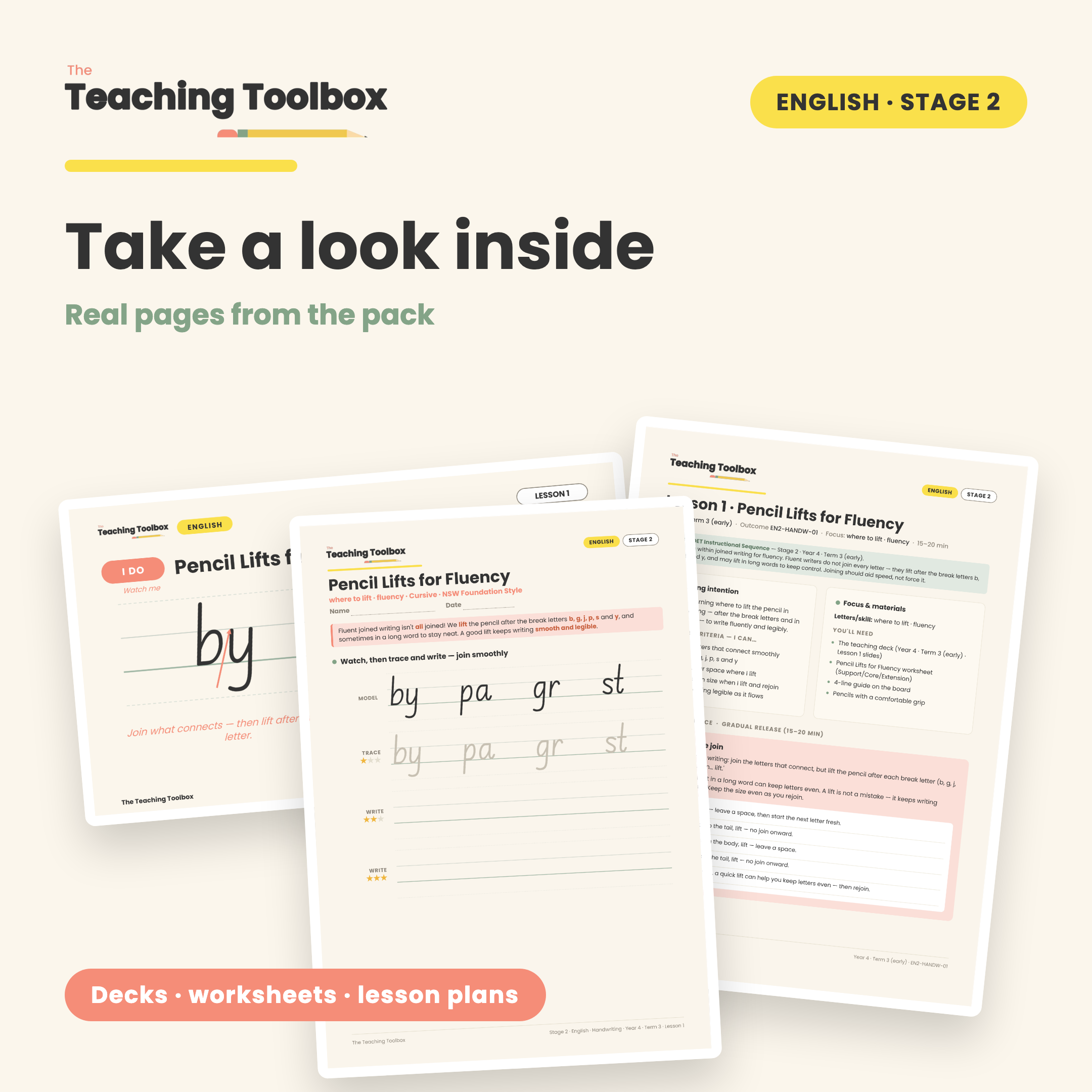 Fluency & Refinement — Look inside