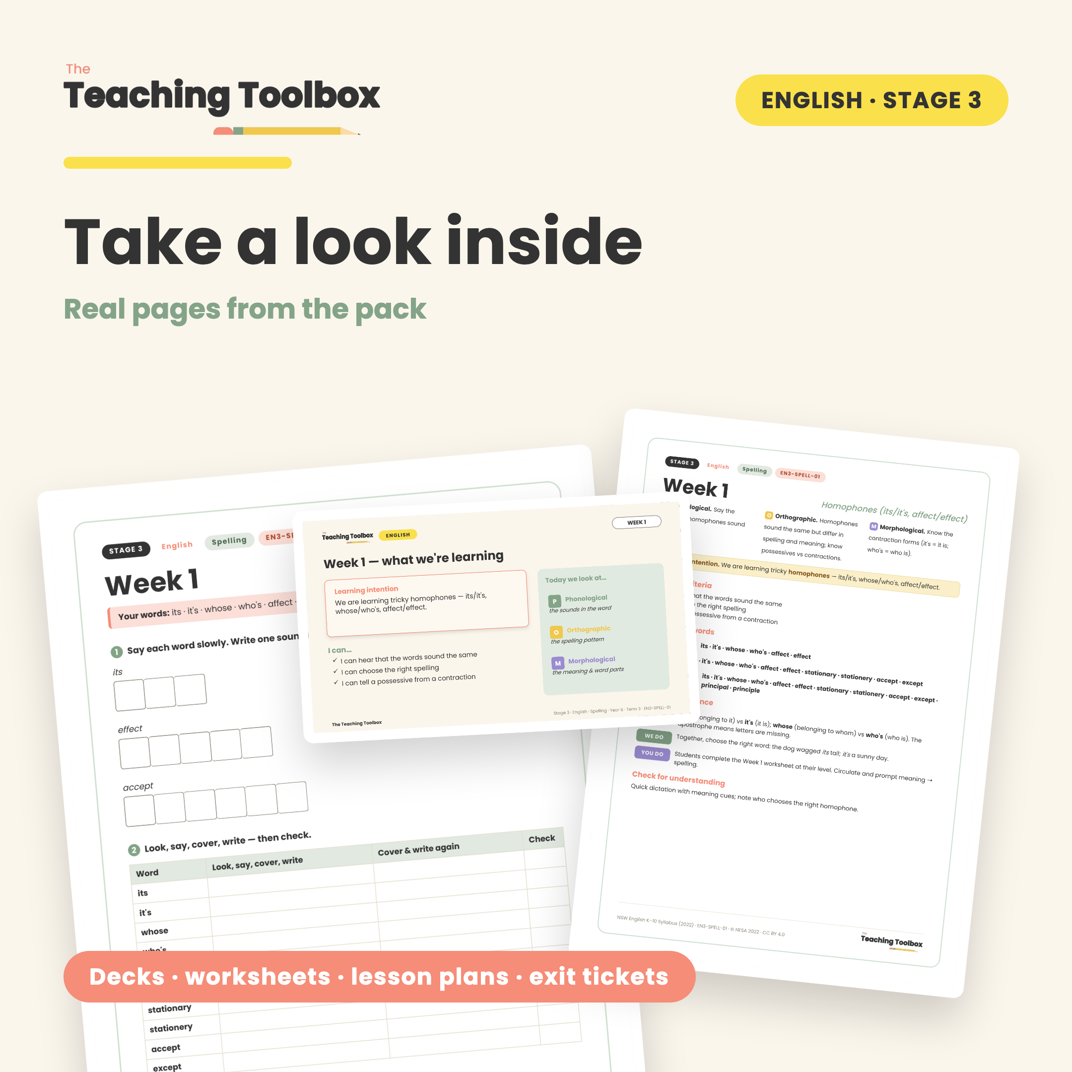 Homophones & Word Roots (Greek & Latin) — Look inside